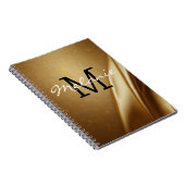 Spiral Glamour Monogram Notebook Notizblock (Rechte Seite)