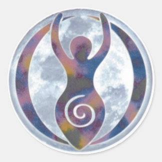 Spiral Goddess Window Sticker