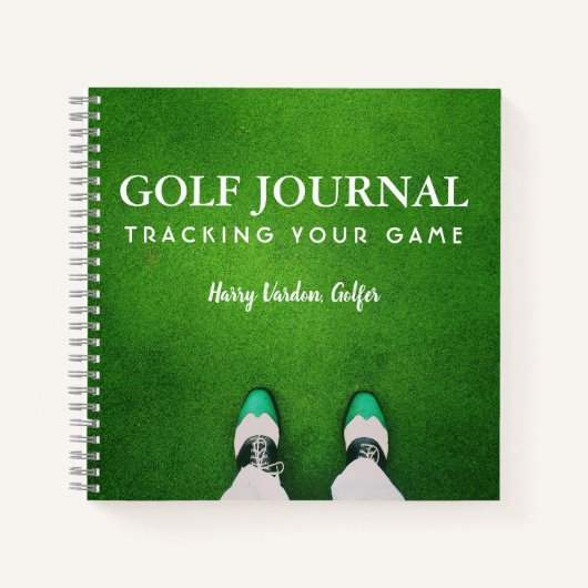 Spiral Golf Journal Notizblock (Vorderseite)