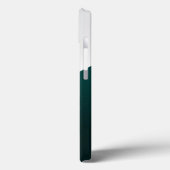 Spiral Gradient Green Case-Mate iPhone Hülle (Rückseite / Links)