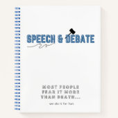 Spiral Graph Notebook für Noten oder fließende Notizblock (Vorderseite)