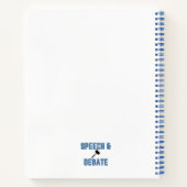 Spiral Graph Notebook für Noten oder fließende Notizblock (Rückseite)