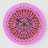 Spiral Große Wanduhr (Vorderseite)