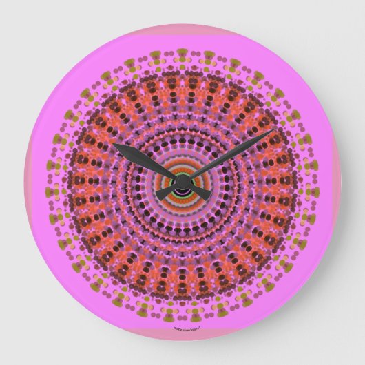 Spiral Große Wanduhr (Vorderseite)