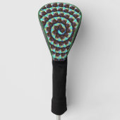 Spiral Guinea Pig Pattern, Golf Headcover (Vorderseite)