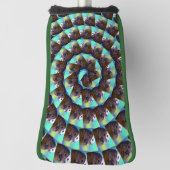 Spiral Guinea Pig Pattern, Golf Headcover (Rotieren 90)