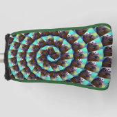 Spiral Guinea Pig Pattern, Golf Headcover (Vorderseite)