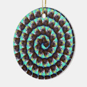 Spiral Guinea Pig Pattern, Keramik Ornament (Links)