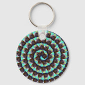 Spiral Guinea Pig Pattern, Schlüsselanhänger (Vorderseite)