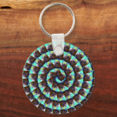 Spiral Guinea Pig Pattern, Schlüsselanhänger (Vorderseite)