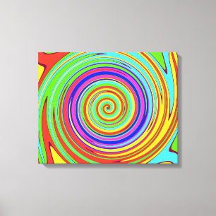 Spiral-Hallway-Leinwand Swirl Leinwanddruck