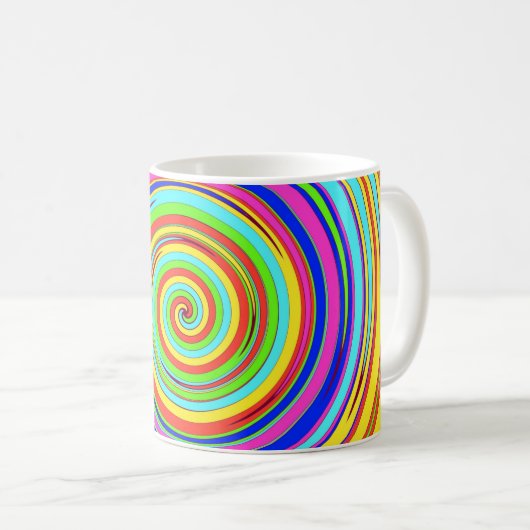 Spiral Hallway Swirl Tasse (VorderseiteRechts)