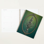 Spiral Hardcover Planner with  a surreal rose Planer (Anzeige)
