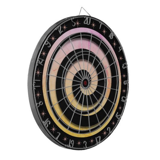 Spiral Hypnotic Flutter Stars und Radregulierung Dartscheibe (Vorderseite Links)