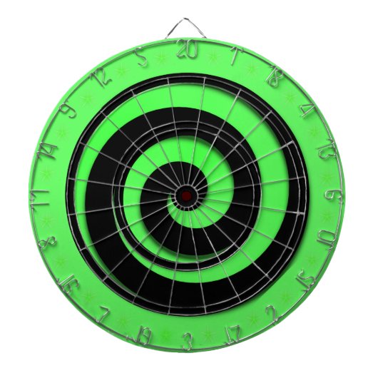 Spiral Hypnotic Green Wheel Regulation Dartscheibe (vorne)