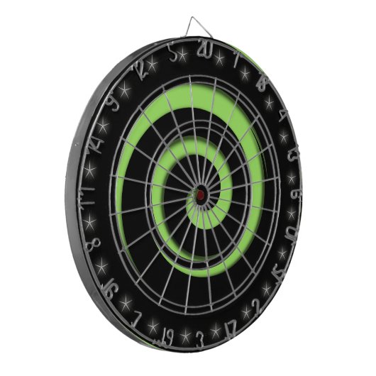 Spiral Hypnotic Hot Green Regulation Dart Board Dartscheibe (Vorderseite Links)