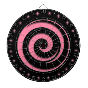 Spiral Hypnotic Pink Wheel Regulation Dartscheibe