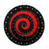 Spiral Hypnotic R Wheel Custom Dart Board Dartscheibe (vorne)