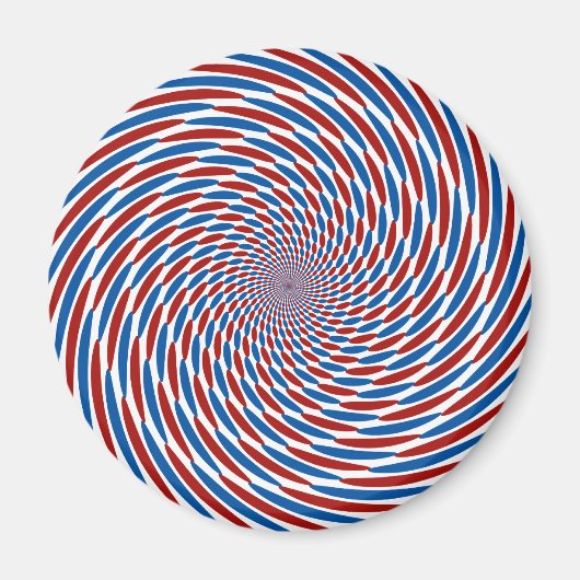 Spiral Illusion Burst Magnet (Vorne)