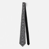 Spiral Illusion Neck Tie for Bold Visual Impact Krawatte (Vorderseite)