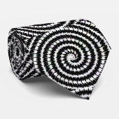 Spiral Illusion Neck Tie for Bold Visual Impact Krawatte (Gerollt)
