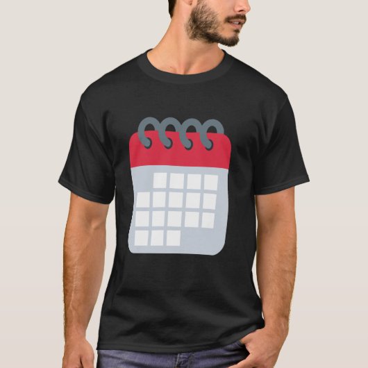 Spiral-Kalender T-Shirt (Vorderseite)