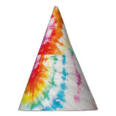 Spiral-Krawatte, Regenbogenförmige Muster Partyhütchen (Rechts)