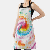 Spiral-Krawatte, Regenbogenförmige Muster Schürze (InSitu)