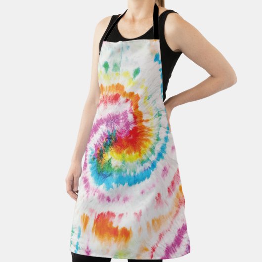 Spiral-Krawatte, Regenbogenförmige Muster Schürze (InSitu)