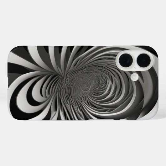 Spiral Line Art Case-Mate iPhone Hülle (Rückseite (Horizontal))