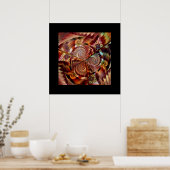 Spiral Mandala Poster (Küche)