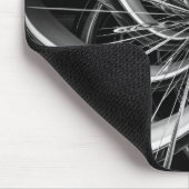 Spiral-Metall-Lüfterklingen und Spikes Mousepad (Ecke)