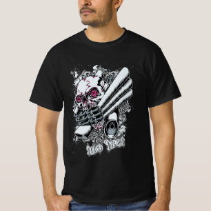 Spiral-Mit Augen Schädel - Gothic Horror Grunge De T-Shirt