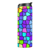 Spiral Mosaic - Vitaler Energie-Wärmer Thermosbecher (Nach links gedreht)