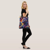 Spiral Mystic Galaxy Rainbow Cat Tasche (Am Model)