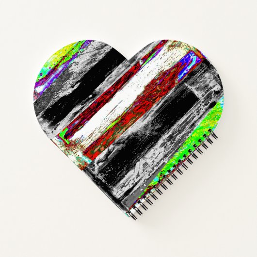 Spiral NotAll-Over Print Apron – Reflection Layers Notizblock (Rückseite)