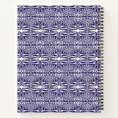 Spiral Note Book Lila Ornament Notizblock (Rückseite)