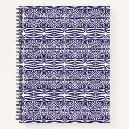 Spiral Note Book Lila Ornament Notizblock