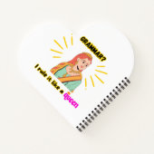 Spiral Notebbok: Grammar Queen Notizblock (Rückseite)