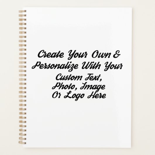 Spiral-Notebook, 8.5x 11 Plastik-Hardcover Planer (Vorderseite)