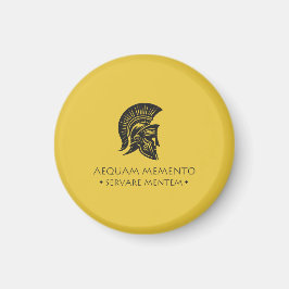 Spiral Notebook Aequam memento servare mentem Magnet