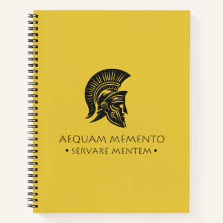 Spiral Notebook Aequam memento servare mentem Notizblock