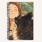 Spiral Notebook Anime Playful Puppy Notizblock (Vorderseite)