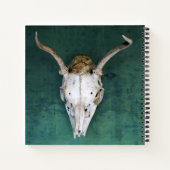 Spiral Notebook Antelope Skull Design Notizblock (Rückseite)