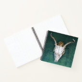 Spiral Notebook Antelope Skull Design Notizblock (Innenseite)