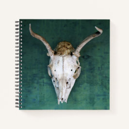 Spiral Notebook Antelope Skull Design Notizblock