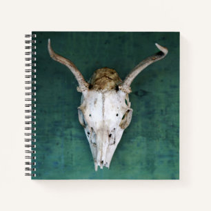 Spiral Notebook Antelope Skull Design Notizblock