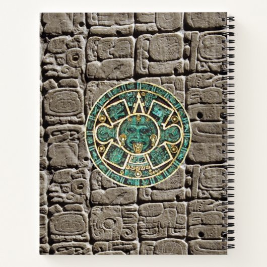 Spiral Notebook-Aztec Stones Notizblock (Rückseite)