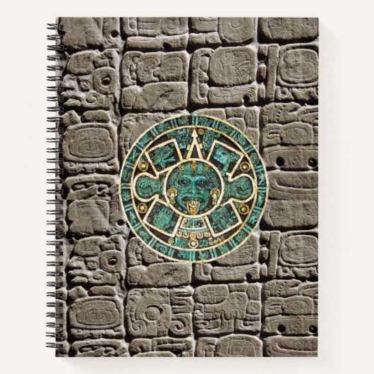 Spiral Notebook-Aztec Stones Notizblock (Vorderseite)