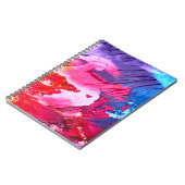 Spiral-Notebook-bemalt Notizblock (Linke Seite)